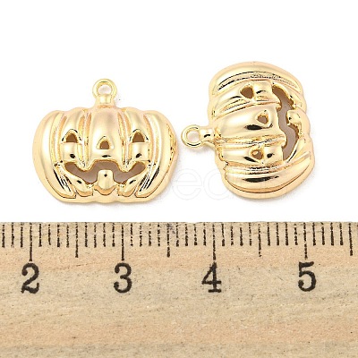 Halloween Themed Brass Pendants KK-L211-012G-01-1