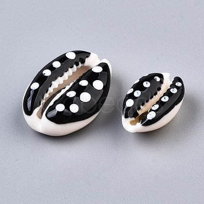 Natural Cowrie Shell Beads SHEL-Q312-006H-1