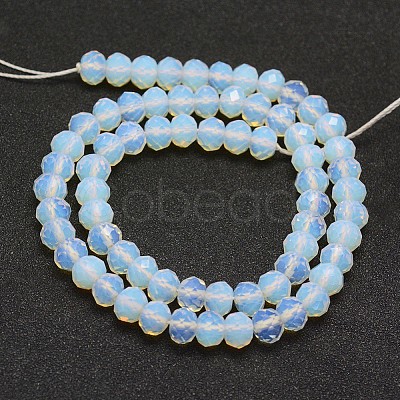 Opalite Beads Strands G-F509-52-5x8mm-1