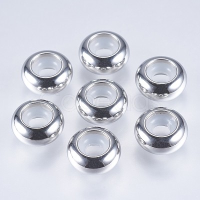 201 Stainless Steel Beads STAS-F145-06P-H-1