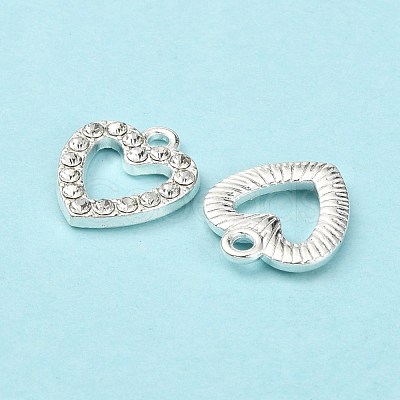 Alloy Rhinestone Charms X-ALRI-Q065-78S-1