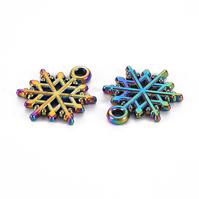 Rainbow Color Alloy Pendants PALLOY-S180-278-NR-1