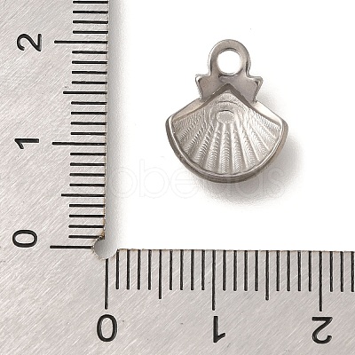 Anti-Tarnish 304 Stainless Steel Charms STAS-M075-14P-1