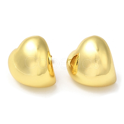 Rack Plating Brass Heart Stud Earrings EJEW-Q766-10G-1