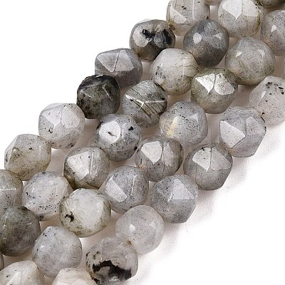 Natural Grey Labradorite Beads Strands G-T138-225-1