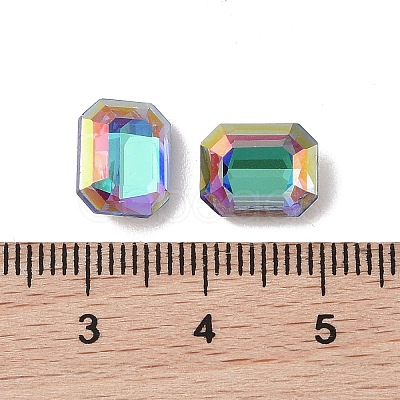 Glass Rhinestone Cabochons RGLA-L029-03A-BBLA-1