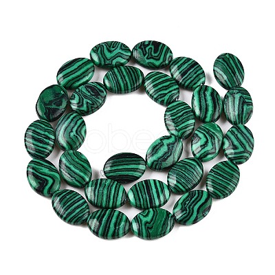 Synthetic Malachite Beads Strands G-M206-38-1