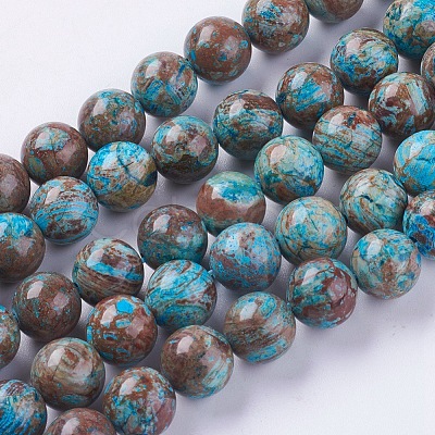 Natural Chrysocolla Beads strands G-H1040-1-1