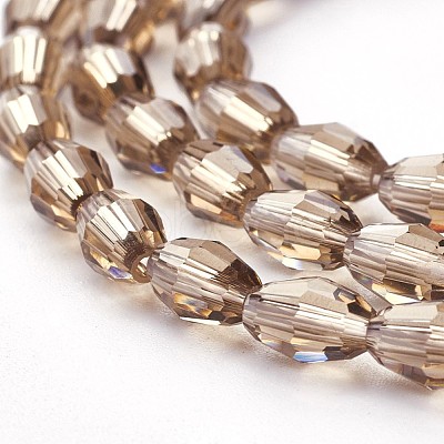 Glass Beads Strands GC891Y-8-1