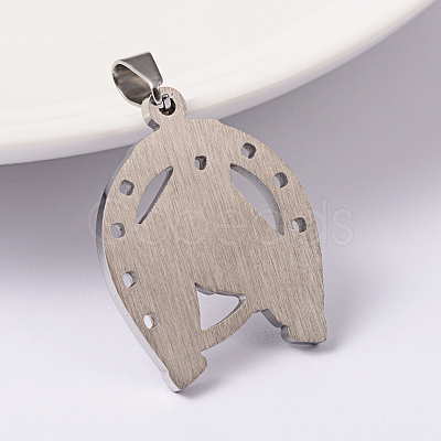 Non-Tarnish 304 Stainless Steel Pendants STAS-K162-099P-1