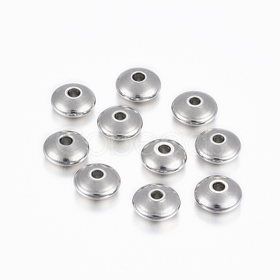 Tarnish Resistant 201 Stainless Steel Spacer Beads X-STAS-H376-52-1