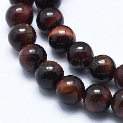 Natural Tiger Eye Bead Strands G-P370-04-8mm-1