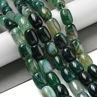 Natural Dragon Veins Agate Beads Strands G-A223-D11-01A-1