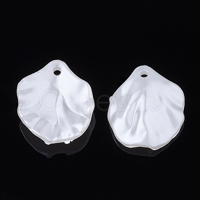 ABS Plastic Imitation Pearl Pendants X-OACR-S020-13-1