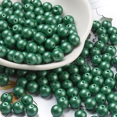 Baking Paint Glass Seed Beads SEED-A034-02G-1