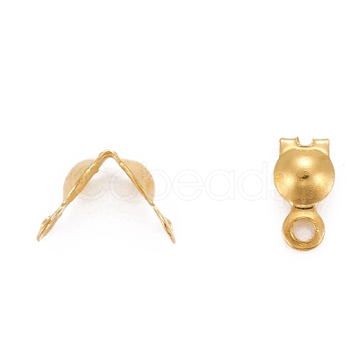 Brass Bead Tips X-KK-N0070-03G-1