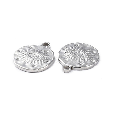 Tarnish Resistant 304 Stainless Steel Pendant Rhinestone Settings STAS-P324-37P-1