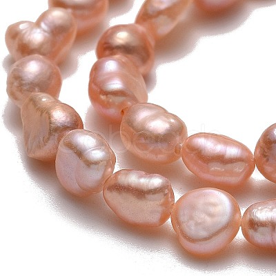 Natural Cultured Freshwater Pearl Beads Strands PEAR-A005-10D-1