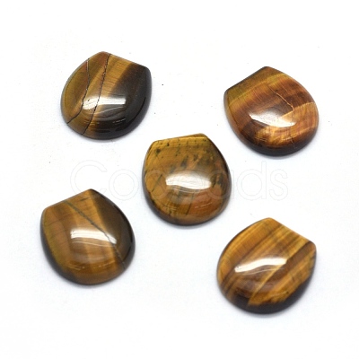 Natural Tiger Eye Cabochons G-O175-13G-1