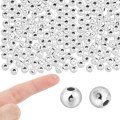 DICOSMETIC 120Pcs 925 Sterling Silver Beads STER-DC0001-21-1