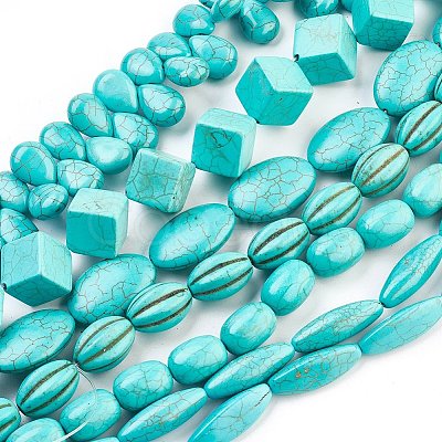 Synthetic Turquoise Beads TURQ-H033-1-1