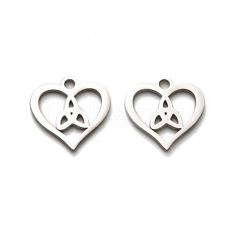 Valentine's Day 316 Surgical Stainless Steel Charms STAS-H190-15P-04-1