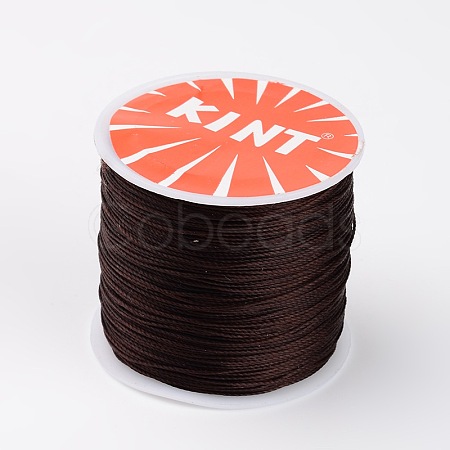 Round Waxed Polyester Cords YC-K002-0.6mm-03-1