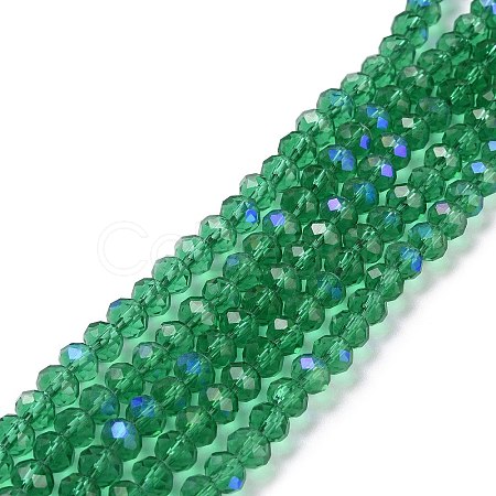 Electroplate Glass Beads Strands EGLA-A034-T3mm-L12-1