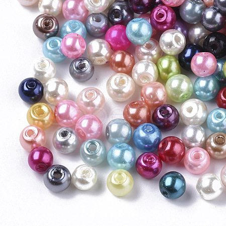 Glass Pearl Beads HY-S003-4mm-1