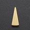 201 Stainless Steel Charms, for Simple Necklaces Making, Stamping Blank Tag, Laser Cut, Triangle, Golden, 10x4x3mm, Hole: 1.6mm