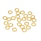 Iron Jump Rings, Metal Connectors for DIY Jewelry Crafting and Keychain Accessories, Golden, 8x1.5mm, Inner Diameter: 6mm, 25pcs/bag