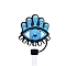 Evil Eye Silicone Cartoon Style Dustproof Straw Cap, Straw Tip Cover, Cup Accessories, Evil Eye, 10mm, 10pcs/set