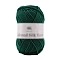 Polyester Yarn for Sweater Hat, for Knitting Crochet Supplies, Green, 2mm, about 92.96 Yards(85m)/Skein