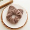 Cat Ear Velvet Hair Ties for Women Girls, Camel, 115x110mm