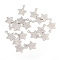 Tarnish Resistant 201 Stainless Steel Pendants, Laser Cut, Star, Stainless Steel Color, 13x10.5x0.8mm, Hole: 1.4mm