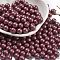 Baking Paint Glass Seed Beads, Round, Brown, 6mm, Hole: 0.9mm, about 1500pcs/pound