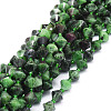 Natural Ruby in Zoisite Beads Strands G-E569-C02-1