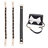WADORN 3Pcs 2 Style PU Leather Shoulder Strap Bag Chain Straps FIND-WR0009-26-1