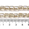 Electroplate Glass Beads Strands EGLA-D030-19I-4