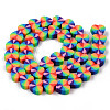 Handmade Polymer Clay Beads Strands X-CLAY-N008-002C-2