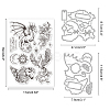 Globleland 1 Sheet Custom Fairy Tale PVC Plastic Clear Stamps DIY-GL0004-107-6