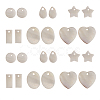 Natural Freshwater Shell Pendants SHEL-CJ0001-03-1