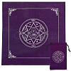 Star Pattern Square Velvet Tarot Tablecloth for Divination AJEW-WH0470-82C-1