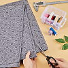 Plum Blossom Pattern Non-woven Polyester Anti-Skid Fabrics DIY-WH0304-945C-3