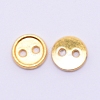 Alloy Mini Buttons PALLOY-WH0076-49B-G-2