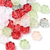 35Pcs Transparent Spray Painted Glass Beads GLAA-YW0001-73-2