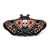 Halloween Theme Moth Enamel Pin JEWB-E023-01EB-03-1