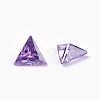 Cubic Zirconia Pointed Back Cabochons ZIRC-WH0001-A10-2