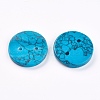 Synthetic Turquoise Buttons G-K275-04A-3