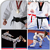 Taekwondo Belt AJEW-WH0314-341H-5